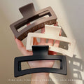 Active Aesthetic Large Square Shark Clip | Jumbo Hair Claw for Gym & Daily