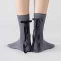 Coquette Bow Pilates Grip Socks | Ballet Inspired Non-Slip Yoga Socks